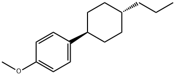 1-メトキシ-4-(trans-4-プロピルシクロヘキシル)ベンゼン 化學(xué)構(gòu)造式