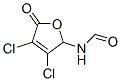 Formamide,  N-(3,4-dichloro-2,5-dihydro-5-oxo-2-furanyl)- Struktur