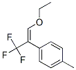 Benzene, 1-[(1E)-2-ethoxy-1-(trifluoromethyl)ethenyl]-4-methyl- (9CI) Struktur