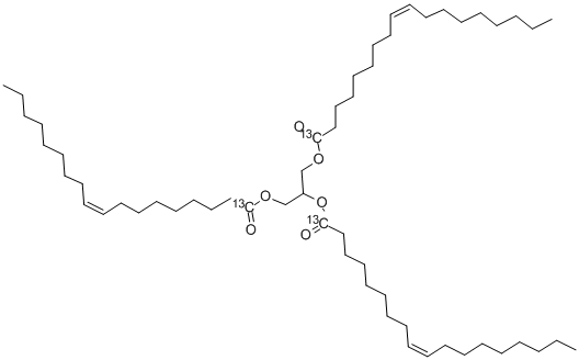 GLYCERYL TRI(OLEATE-1-13C) Struktur