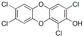 2-hydroxy-1,3,7,8-tetrachlorodibenzo-4-dioxin Struktur