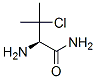 Butanamide,  2-amino-3-chloro-3-methyl-,  (2R)- Struktur