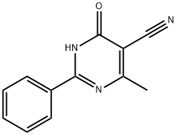 4-hydroxy-6-Methyl-2-phenylpyriMidine-5-
carbonitrile Struktur