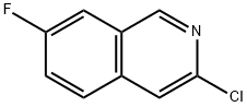 3-CHLORO-7-FLUOROISOQUINOLINE Struktur