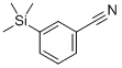 3-Trimethylsilylbenzonitrile Struktur