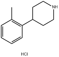 4-(2-METHYLPHENYL) PIPERIDINE HYDROCHLORIDE Struktur