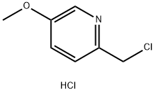 Pyridine, 2-(chloroMethyl)-5-Methoxy-, hydrochloride Struktur