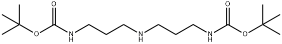 1,9-BIS-BOC-1,5,9-TRIAZANONANE Struktur