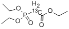 TRIETHYL PHOSPHONOACETATE-2-13C Struktur