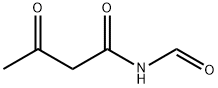 Butanamide, N-formyl-3-oxo- (9CI) Struktur