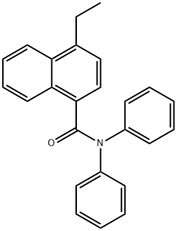 4-Ethyl-N,N-diphenyl-1-naphthalenecarboxaMide Struktur