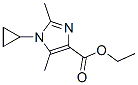 1H-Imidazole-4-carboxylicacid,1-cyclopropyl-2,5-dimethyl-,ethylester(9CI) Struktur