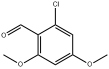 2-CHLORO-4,6-DIMEHOXYBENZALDEHYDE Struktur