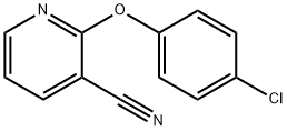 2-(4-chlorophenoxy)nicotinonitrile Struktur