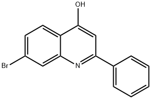 7-BROMO-2-PHENYL-4-QUINOLINOL Struktur