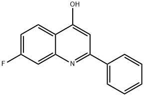 7-Fluoro-2-phenyl-4-quinolinol Struktur