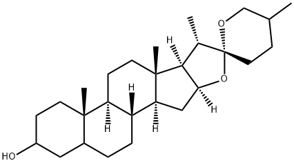 Sarsasapogenin Struktur