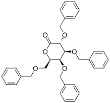 2,3,4,6-Tetrakis-O-(phenylmethyl)-D-galactonic Acid d-Lactone Struktur