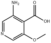 3-AMINO-5-METHOXYISONICOTINIC ACID Struktur