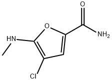 2-Furancarboxamide,  4-chloro-5-(methylamino)- Struktur