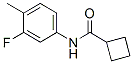 Cyclobutanecarboxamide, N-(3-fluoro-4-methylphenyl)- (9CI) Struktur