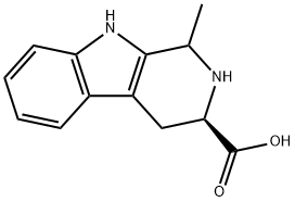 1H-Pyrido[3,4-b]indole-3-carboxylicacid,2,3,4,9-tetrahydro-1-methyl-,(3R)-(9CI) Struktur