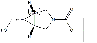 endo-3-boc-3-azabicyclo[3.1.0]hexane-6-methanol Struktur