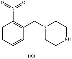 1-(2-Nitrobenzyl)piperazine dihydrochloride Struktur