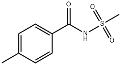 Benzamide, 4-methyl-N-(methylsulfonyl)- (9CI) Struktur