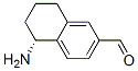 2-Naphthalenecarboxaldehyde,5-amino-5,6,7,8-tetrahydro-,(5R)-(9CI) Struktur