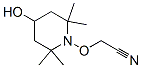 Acetonitrile, [(4-hydroxy-2,2,6,6-tetramethyl-1-piperidinyl)oxy]- (9CI) Struktur