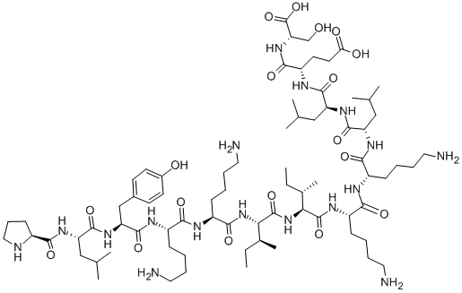 PLATELET FACTOR 4 (58-70) (HUMAN) Struktur