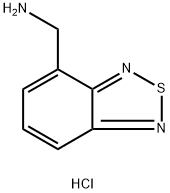 2,1,3-BENZOTHIADIAZOL-4-YLMETHYLAMINE HYDROCHLORIDE Struktur