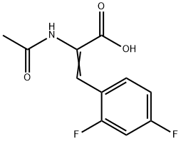 2-ACETYLAMINO-3-(2,4-DIFLUOROPHENYL)ACRYLIC ACID