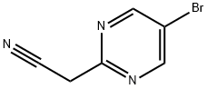 5-BROMO-2-PYRIMIDINEACETONITRILE Struktur