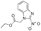 2-Nitro-1H-benzimidazole-1-acetic acid ethyl ester Struktur