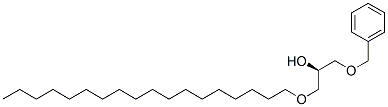 2-Propanol, 1-(octadecyloxy)-3-(phenylmethoxy)-, (2R)- Struktur