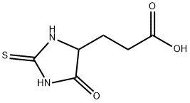 3-(5-OXO-2-THIOXO-IMIDAZOLIDIN-4-YL)-PROPIONIC ACID Struktur