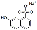 sodium 7-hydroxynaphthalene-1-sulphonate  Struktur