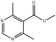 Methyl 4,6-diMethylpyriMidine-5-carboxylate Struktur