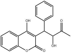 10-HYDROXYWARFARIN Struktur