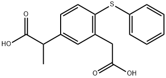 5-(1-Carboxyethyl)-2-(phenylthio)phenylacetic acid price.