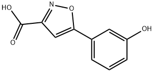 5-(3-hydroxyphenyl)isoxazole-3-carboxylic acid(SALTDATA: FREE) Struktur