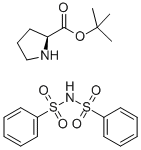 H-PRO-OTBU DIBENZENESULFONIMIDE Struktur