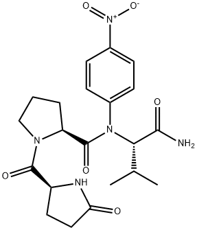 PGLU-PRO-VAL-PARANITROANILIDE Struktur