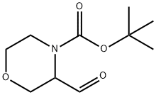 3-FORMYL-MORPHOLINE-4-CARBOXYLIC ACID TERT-BUTYL ESTER Struktur