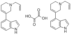 4-(1-(2-Propenyl)-1,2,5,6-tetrahydropyridin-3-yl)-1H-indole oxalate (2 :1) Struktur