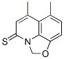 2H,4H-Oxazolo[5,4,3-ij]quinoline-4-thione,  6,7-dimethyl- Struktur