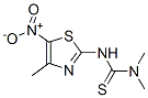 N,N-Dimethyl-N'-(4-methyl-5-nitrothiazol-2-yl)thiourea Struktur