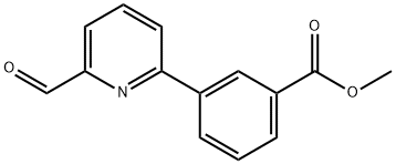 METHYL 3-(6-FORMYL-2-PYRIDINYL)BENZOATE Struktur